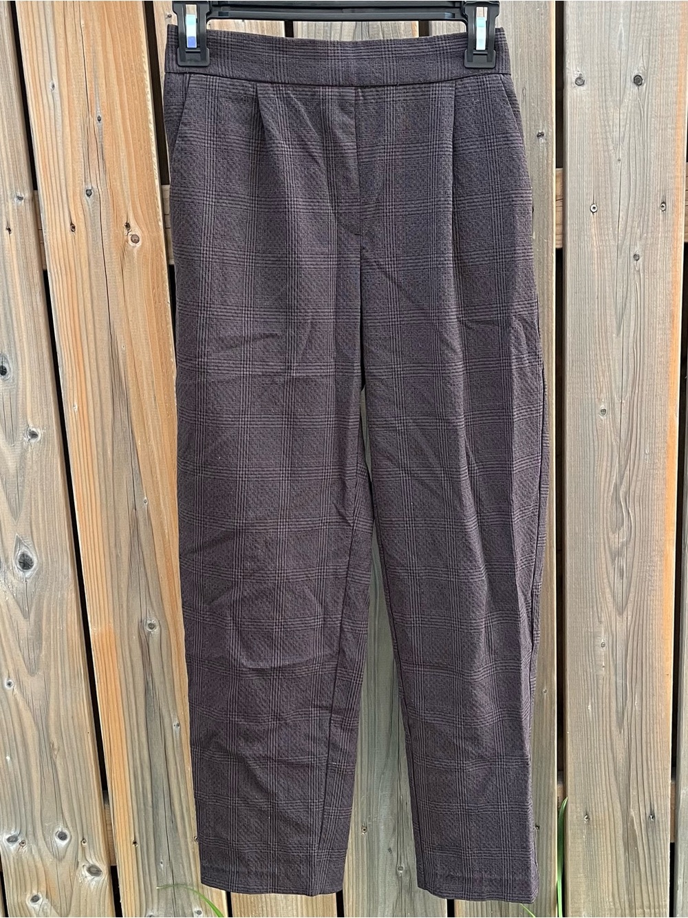 🤎 brown plaid dress pants